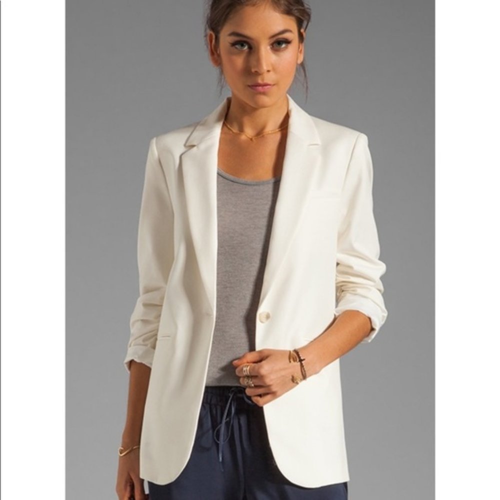Elizabeth and James Silk Blazer